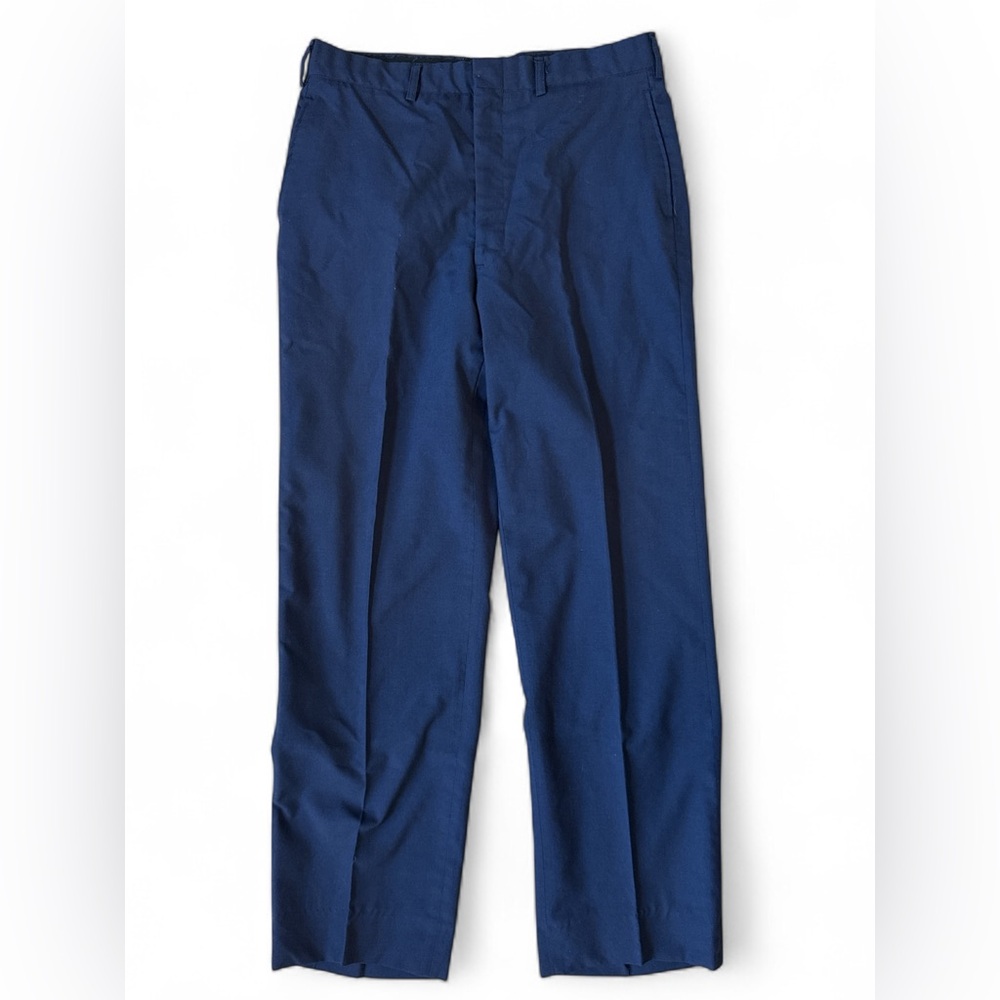 Vintage United States Air Force Blue Dress Pants 1578 Poly/Wool Size 33R